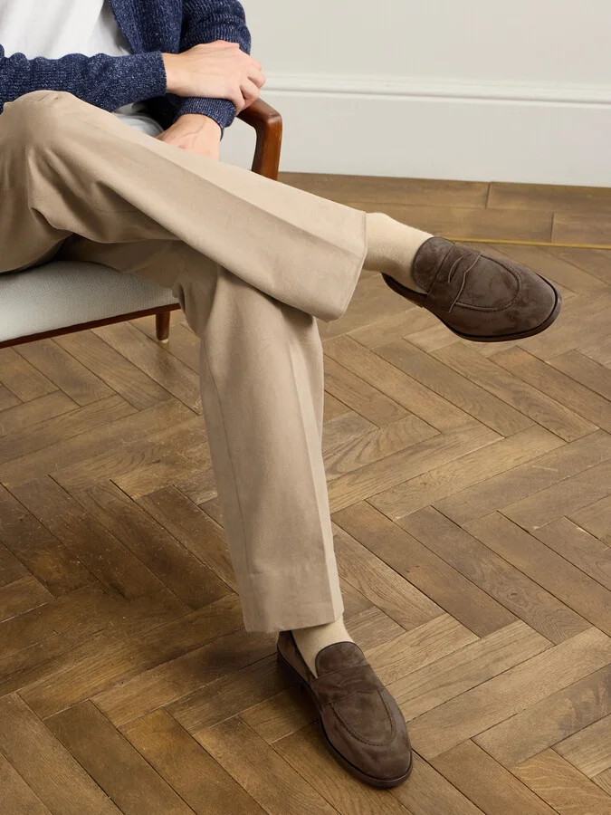 Flex Suede Penny Loafers - Image 2