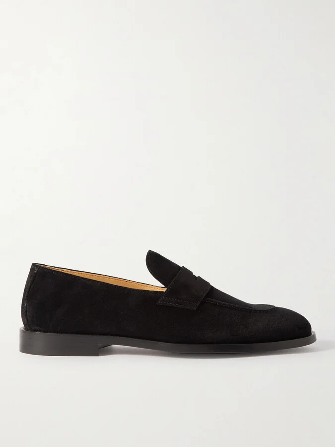 Flex Suede Penny Loafers