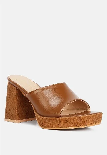 Flexes Flared Block Heel Sandals Women - Image 2