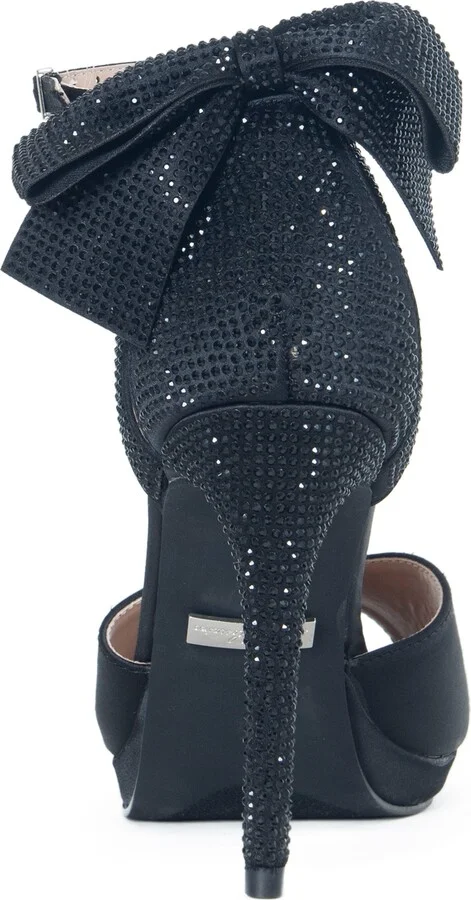 Fling Rhinestone Platform Peep Toe Sandal - Image 4