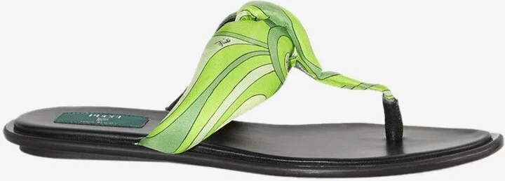 Flipucci Fiamme Print Sandals