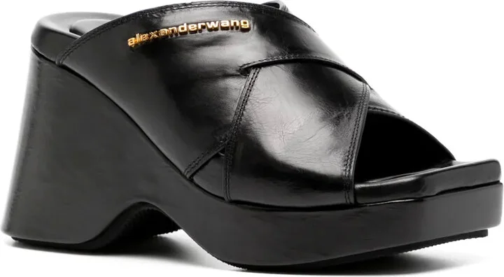 Float 105mm platform leather sandals - Image 2