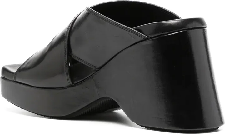 Float 105mm platform leather sandals - Image 3