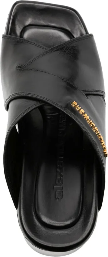 Float 105mm platform leather sandals - Image 4