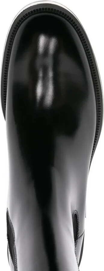 Float leather Chelsea boots - Image 4
