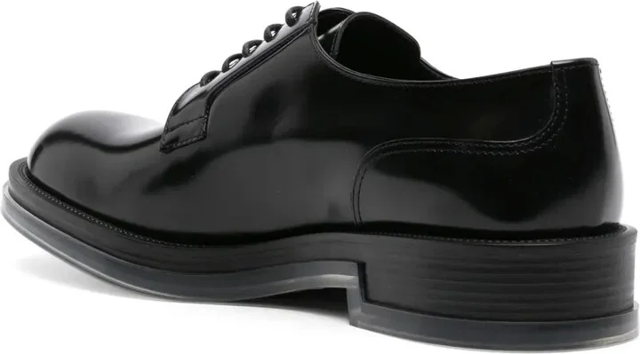 Float leather Derby shoes - Image 3