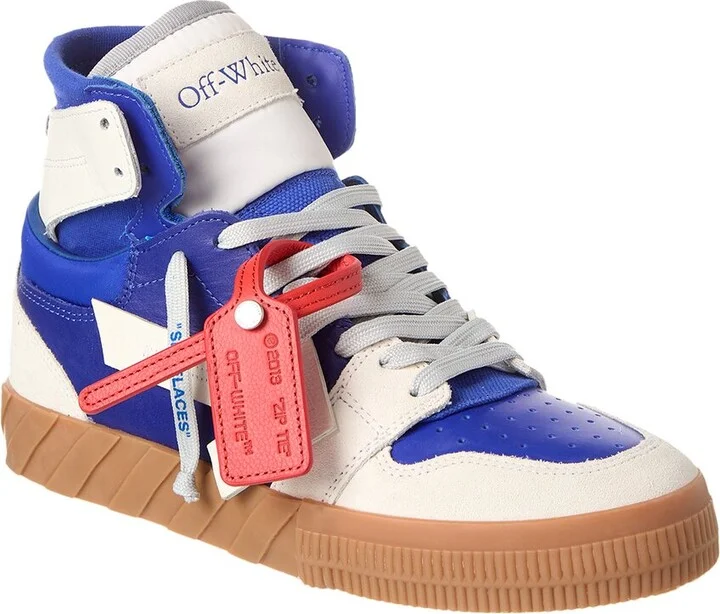 Floating Arrow Leather & Suede High-Top Sneaker