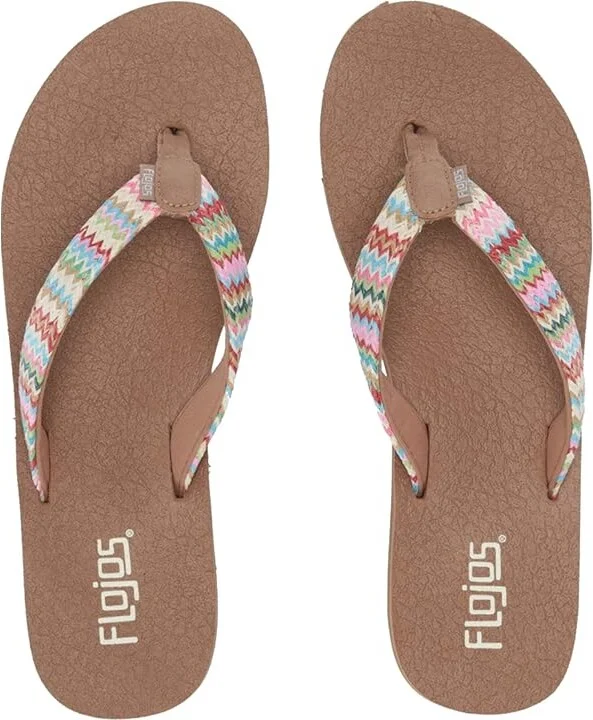 Flojos Juno Weave Women's Sandals Natural : 9 B - Medium, Synthetic - Image 2