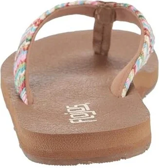 Flojos Juno Weave Women's Sandals Natural : 9 B - Medium, Synthetic - Image 5