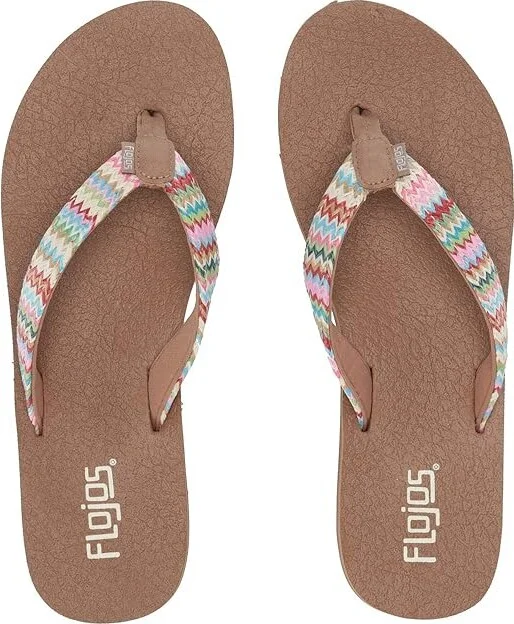 Flojos Juno Weave Women's Sandals Natural : 9 B - Medium, Synthetic