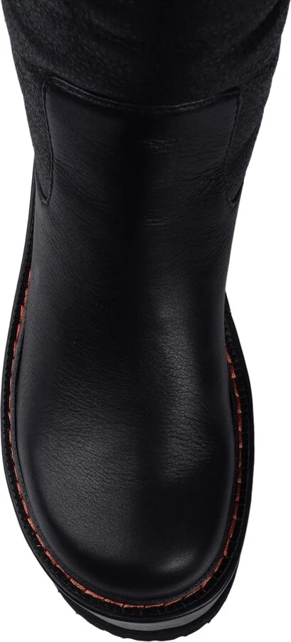 Flor Faux Fur Trim Platform Boot - Image 5