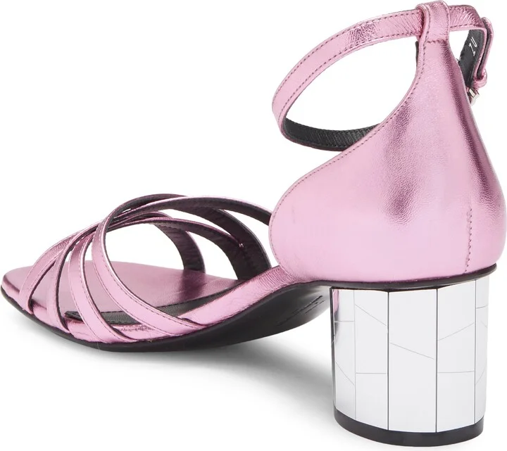 Flor Metallic Leather Sandal - Image 2