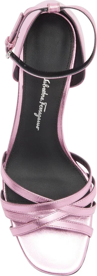 Flor Metallic Leather Sandal - Image 5