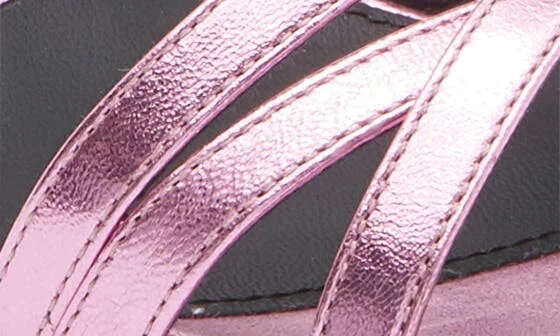 Flor Metallic Leather Sandal - Image 7
