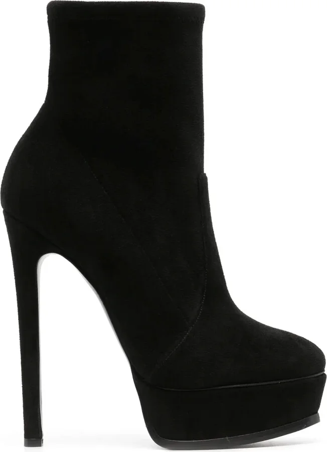 Flora 140mm platform ankle boots