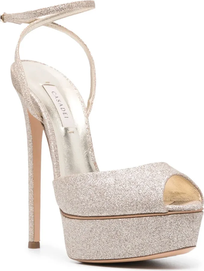 Flora Jolly 140mm glitter sandals - Image 2