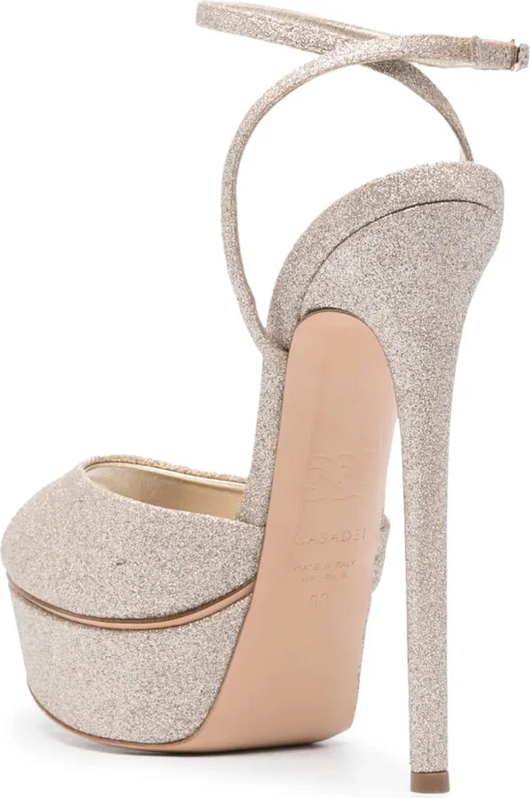 Flora Jolly 140mm glitter sandals - Image 3