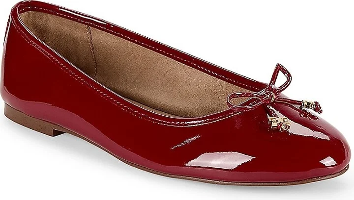 Flora Patent Leather Ballet Flats - Image 2