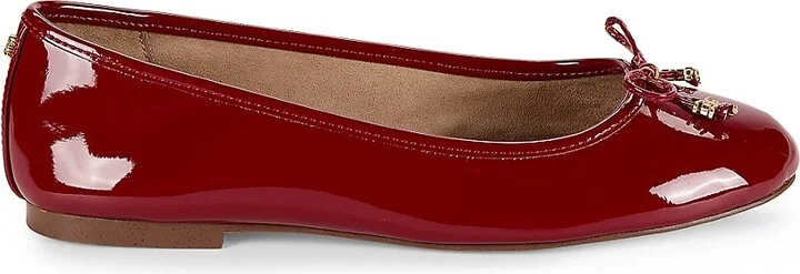 Flora Patent Leather Ballet Flats