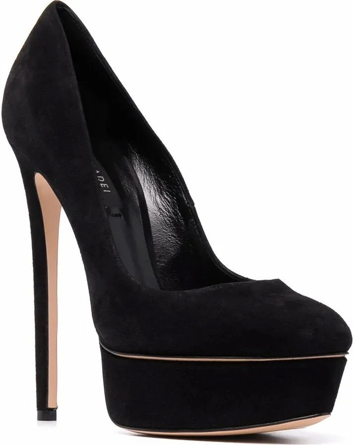 Flora suede-leather pumps - Image 2