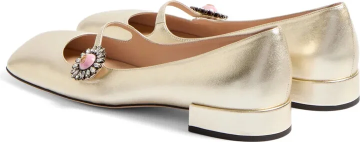 Floral Appliqué Ballerina Shoes - Image 3