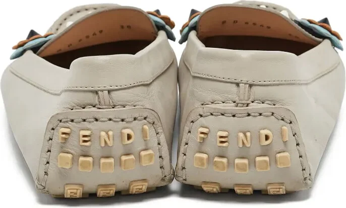 Floral-Appliqué Loafers - Image 4