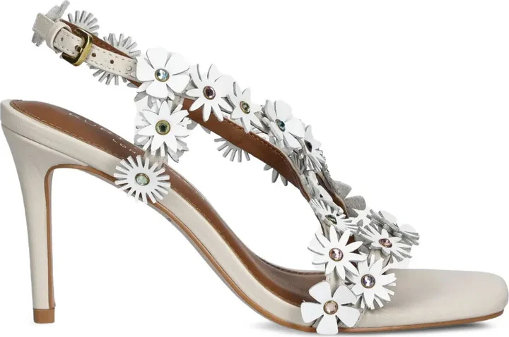 Floral-Appliqué Pumps