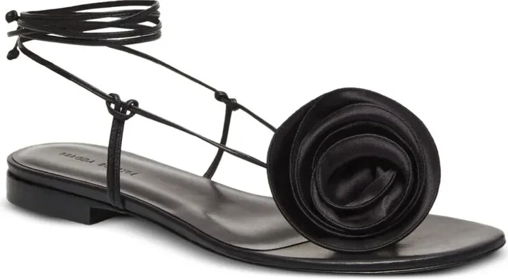 Floral-Appliqué Sandals - Image 2