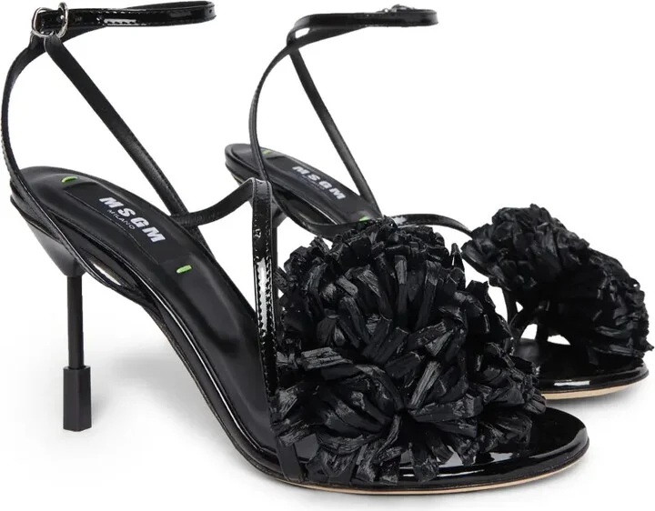 Floral-Appliqué Sandals - Image 2