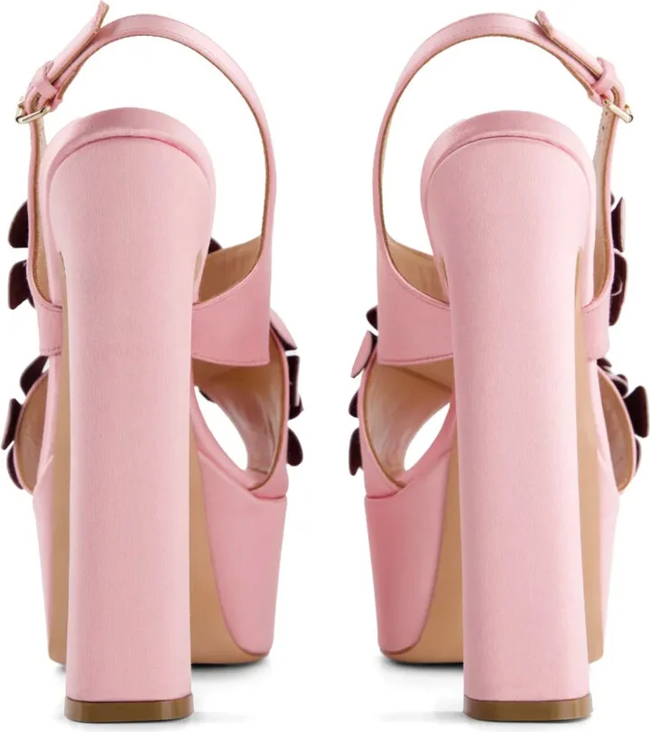 Floral-Appliqué Sandals - Image 3