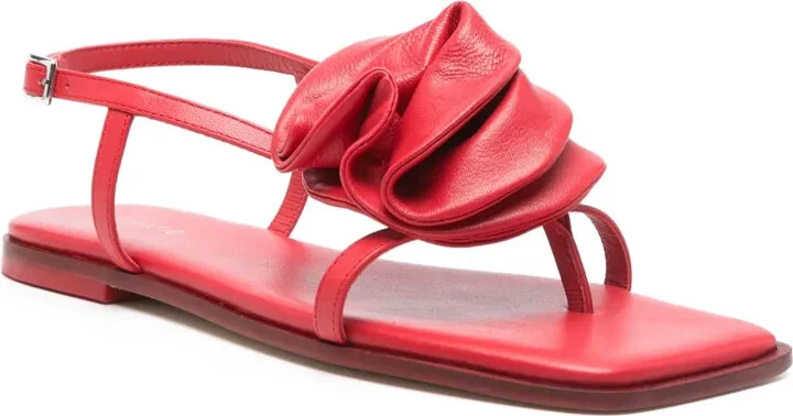 Floral Appliqué Sandals - Image 2