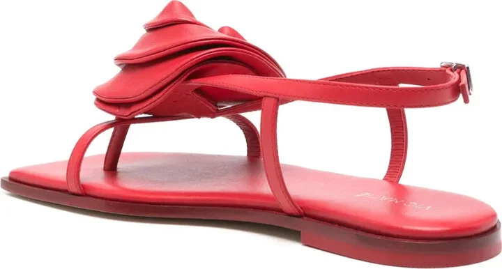 Floral Appliqué Sandals - Image 3