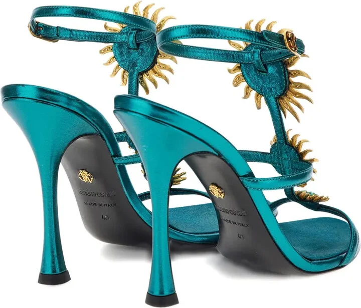 Floral-Appliqué Sandals - Image 3