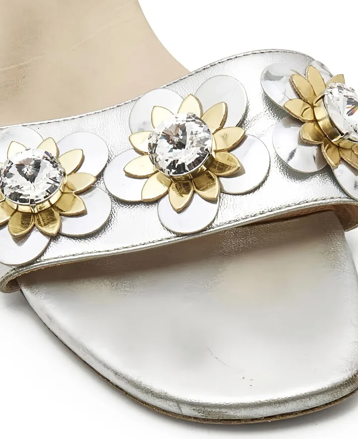 Floral-Appliqué Sandals - Image 5