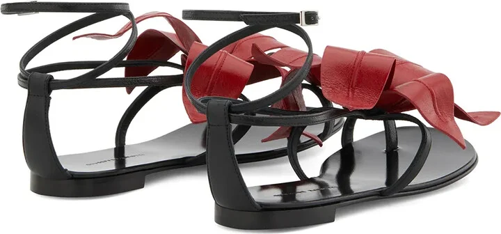 Floral Appliqué Sandals - Image 3