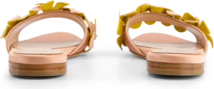 Floral-Appliqué Slides - Image 3