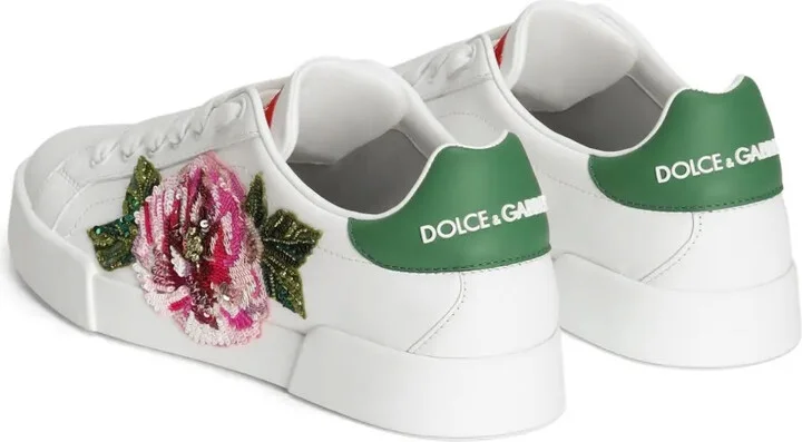 Floral-Appliqué Sneakers - Image 3