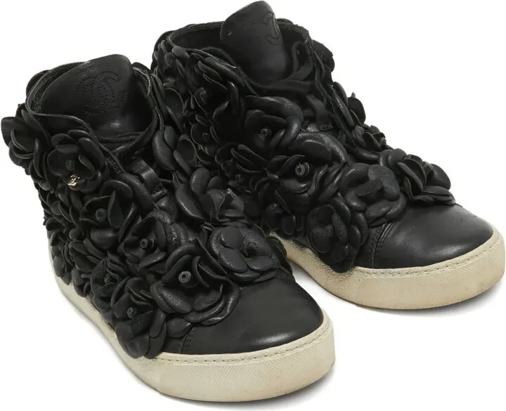 Floral-Appliqué Sneakers - Image 2