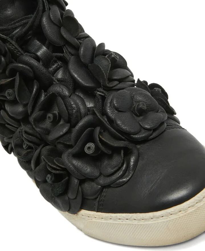 Floral-Appliqué Sneakers - Image 5