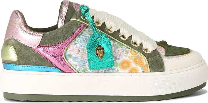 Floral Couture Southbank Tag Platform Sneaker - Image 2