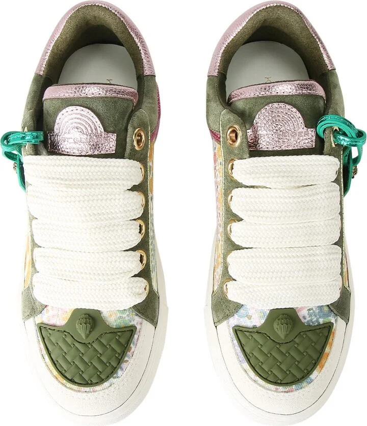 Floral Couture Southbank Tag Platform Sneaker - Image 3