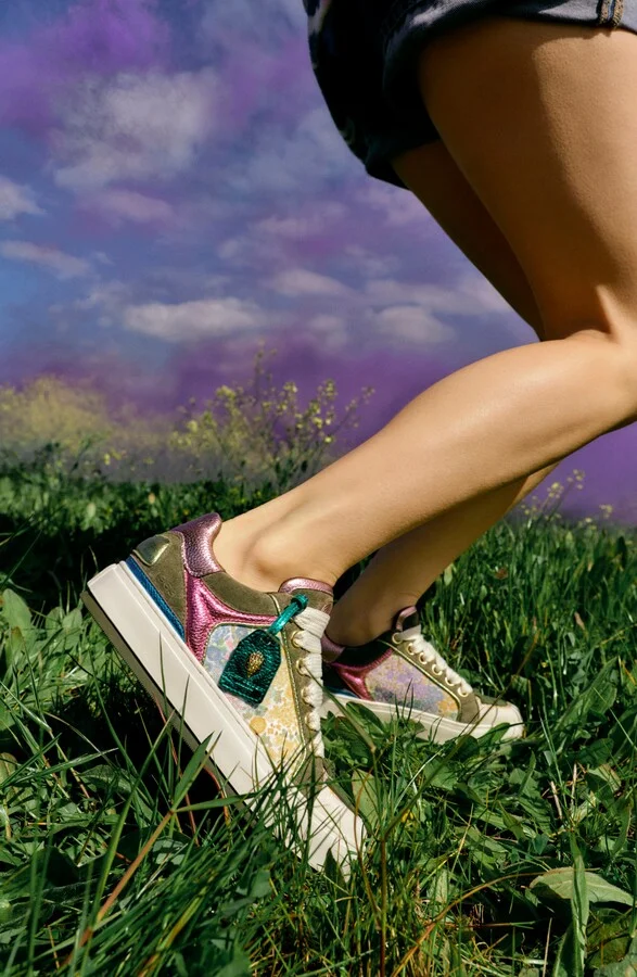 Floral Couture Southbank Tag Platform Sneaker - Image 5