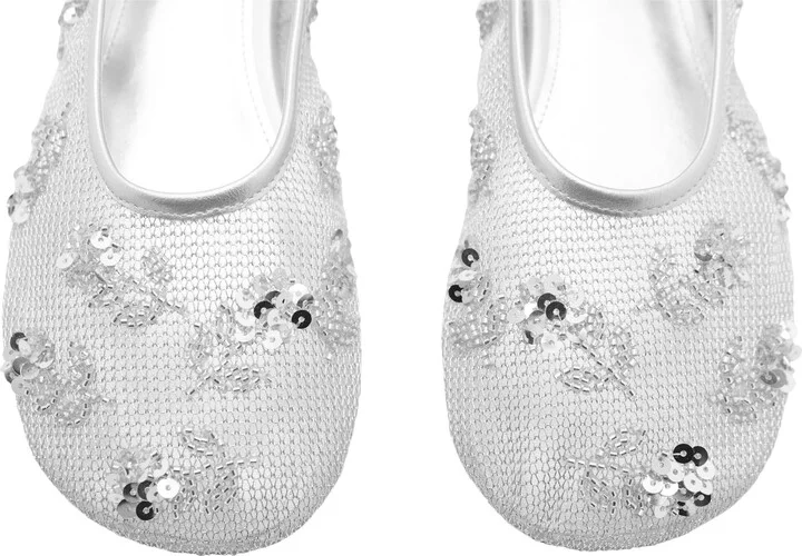 Floral Embellished Mesh Ballet Flat - Image 3