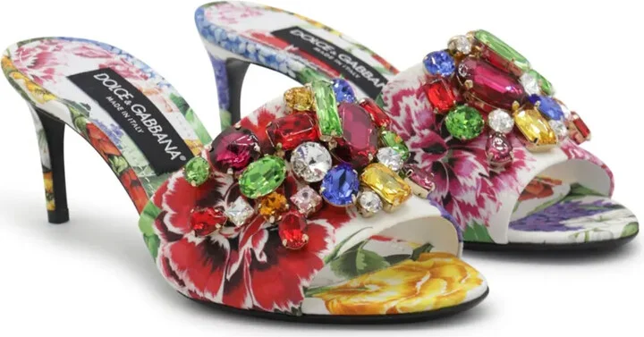 Floral Embellished Sandals - Image 2