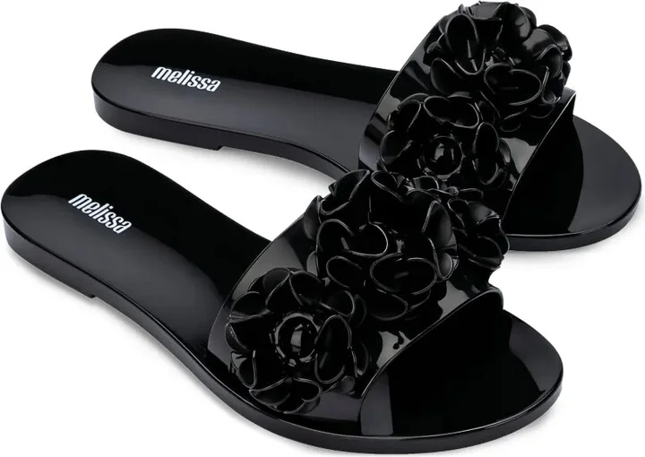 Floral-Embellished Slides - Image 2
