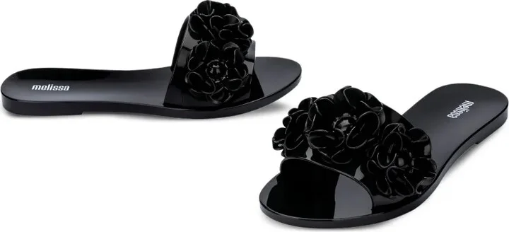 Floral-Embellished Slides - Image 3