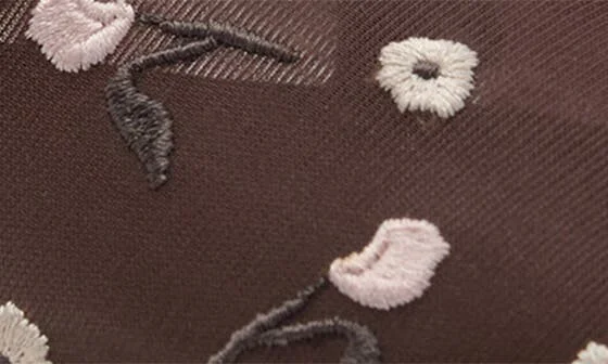 Floral Embroidered Cross Strap Ballerina Flat - Image 11