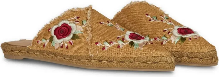 Floral Embroidered Espadrilles - Image 2