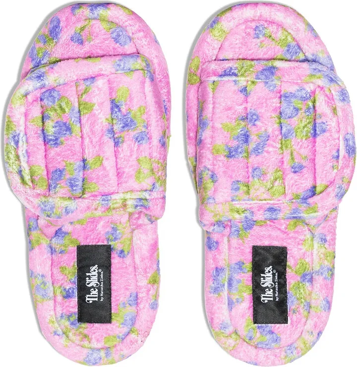 Floral-Embroidered Slides - Image 4