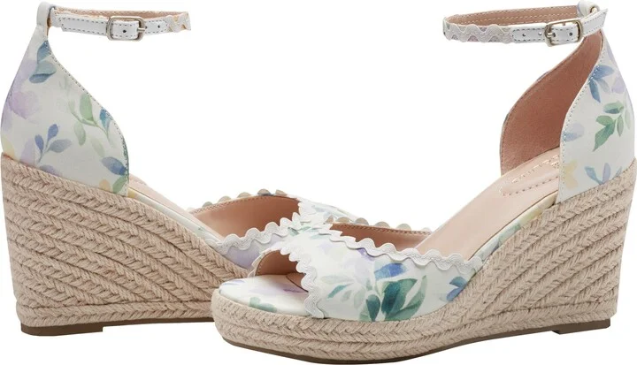 Floral Espadrille Wedge Sandal - Image 7